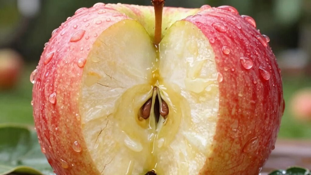 consistent watering prevents fruit splitting