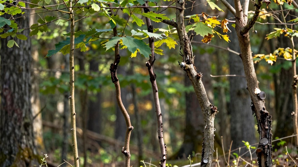 deer impact alters plant morphology