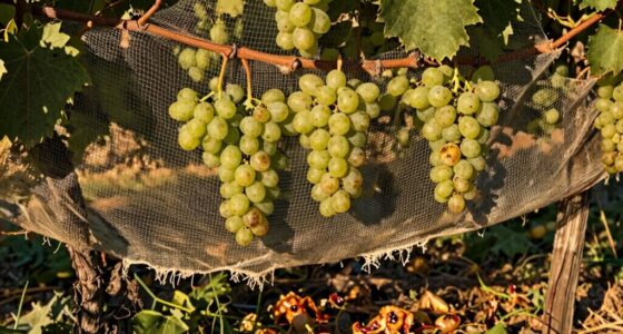 delayed netting results in fruit loss