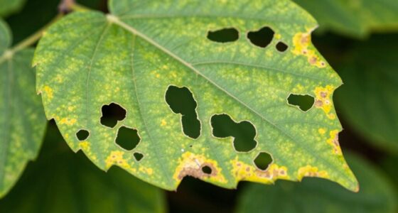 discoloration pattern distinguishes causes