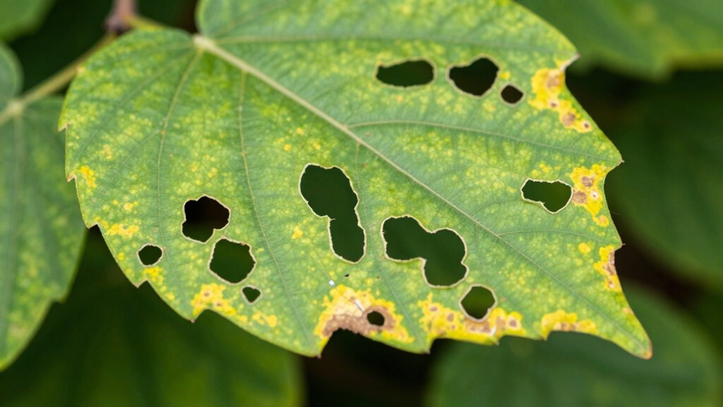 discoloration pattern distinguishes causes