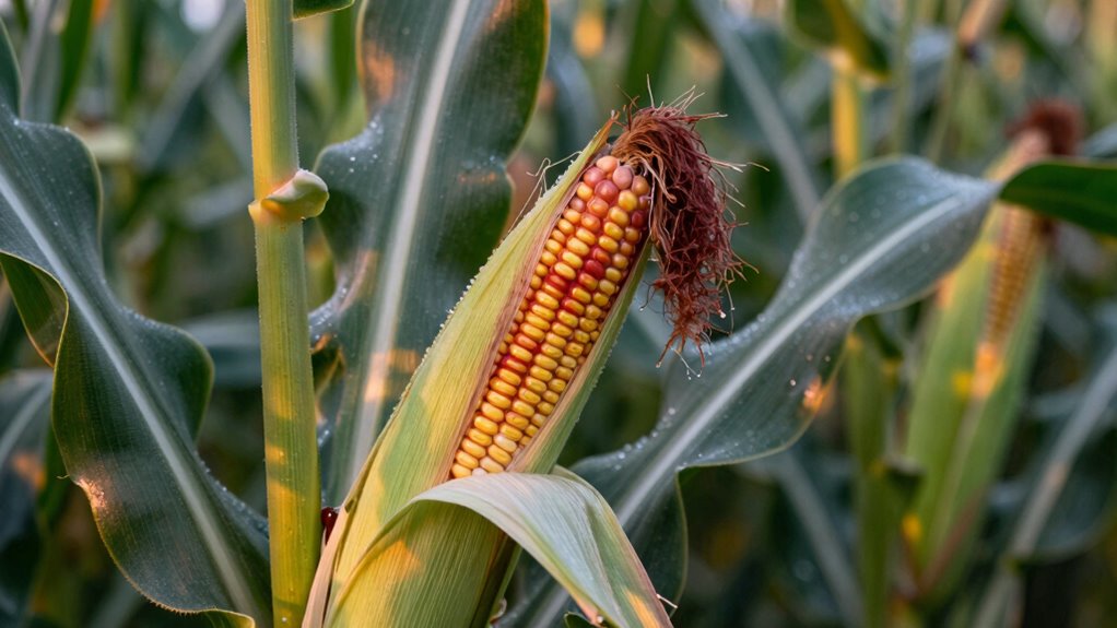 early corn ear development