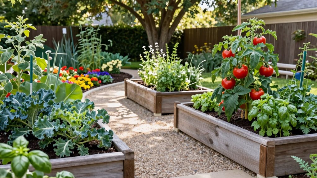 edible landscape with wildlife