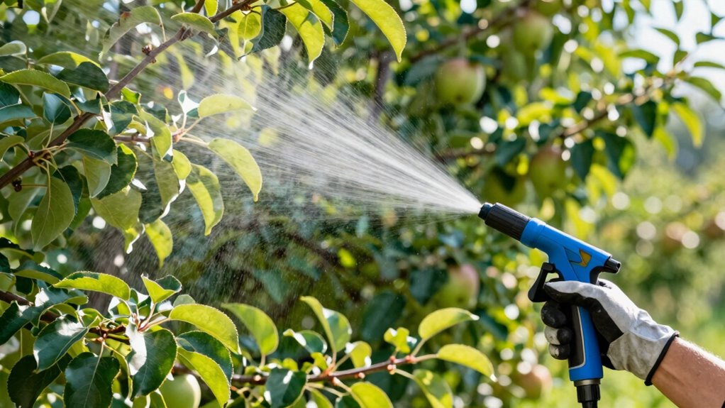 efficient tall tree spraying