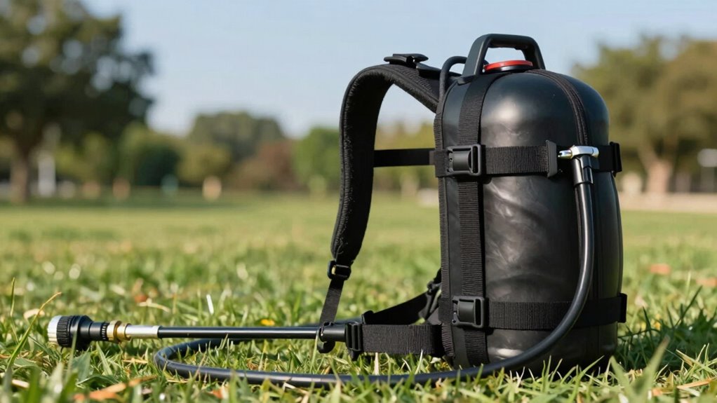 ergonomic backpack sprayer design