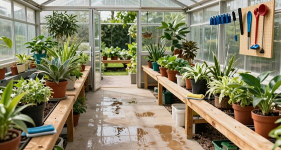 greenhouse cleaning by zones