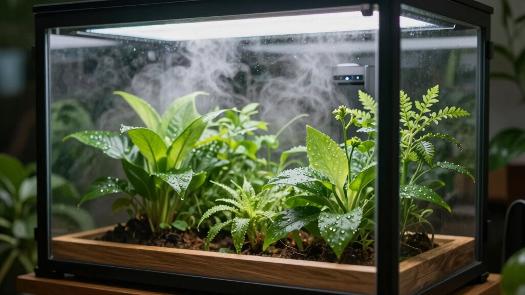 humidity boosted greenhouse cabinets