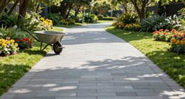 ideal wheelbarrow path width