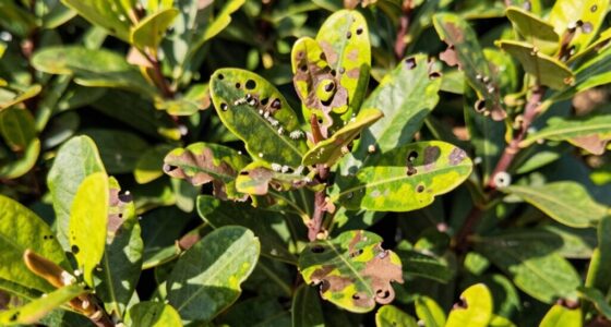 insect damaging shrub branches