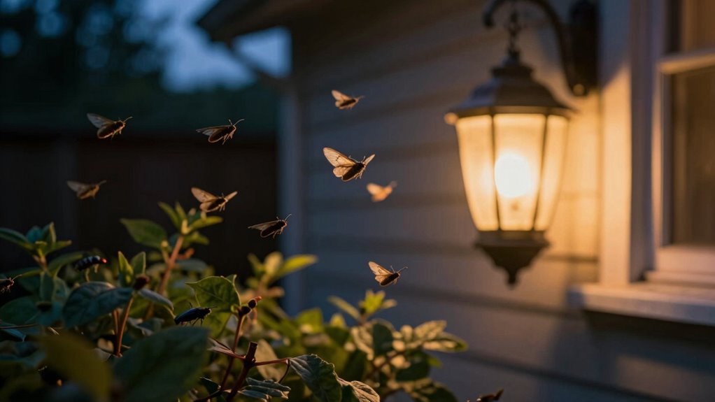 insect migration disrupted by artificial light