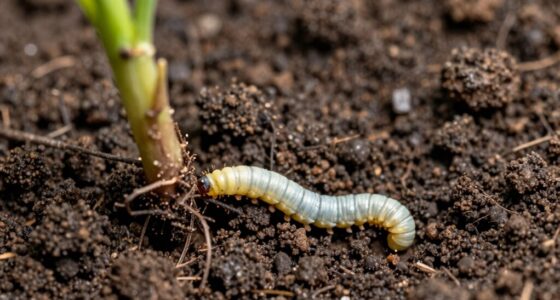 inspect soil for cutworms