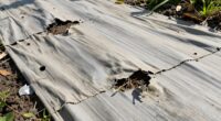 landscape fabric failure causes