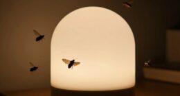 light disrupts insect behavior