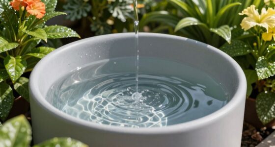 mosquito free garden watering