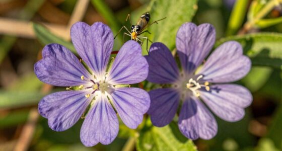 native blooms attract predators