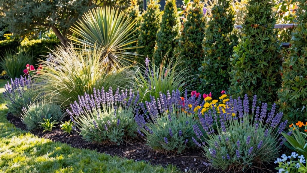 native plants and fencing