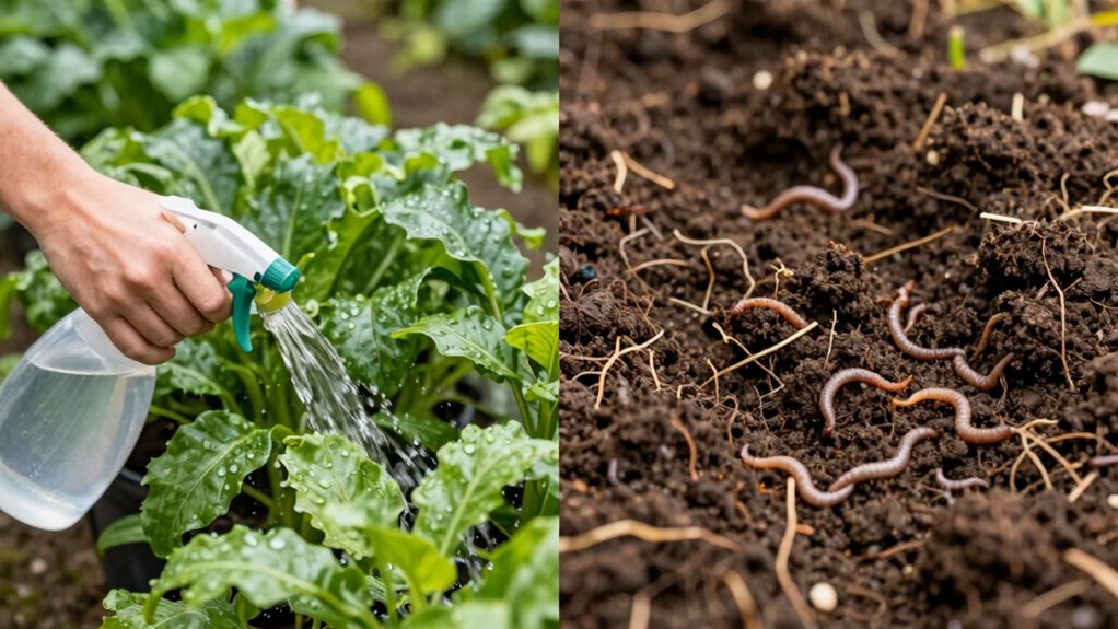 nourishing versus repairing soil