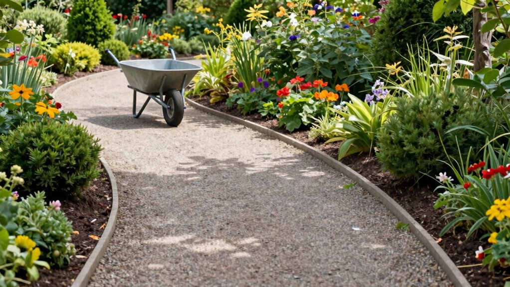 optimal garden path width