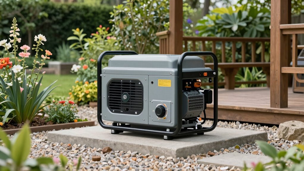 optimal generator outdoor placement