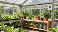 optimized greenhouse utility zones
