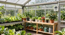 optimized greenhouse utility zones