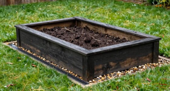 proper drainage in raised beds