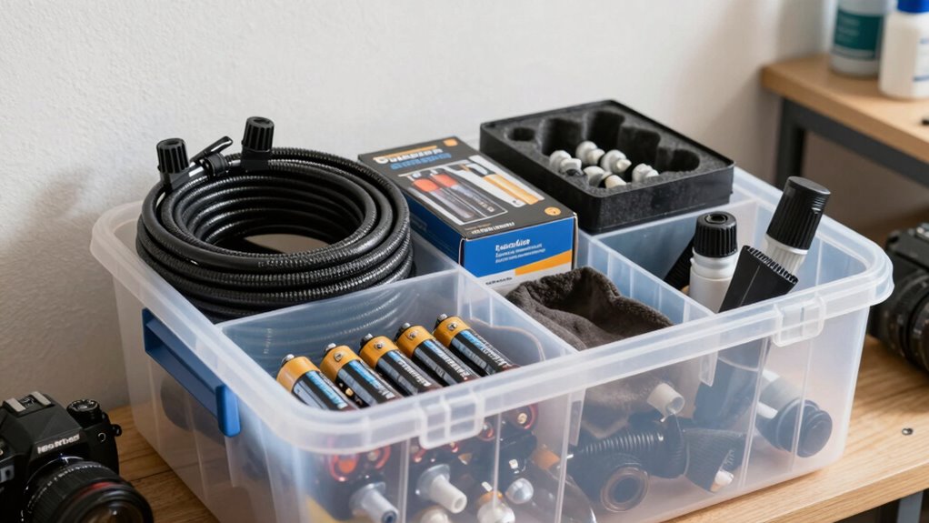 proper storage extends spray gear