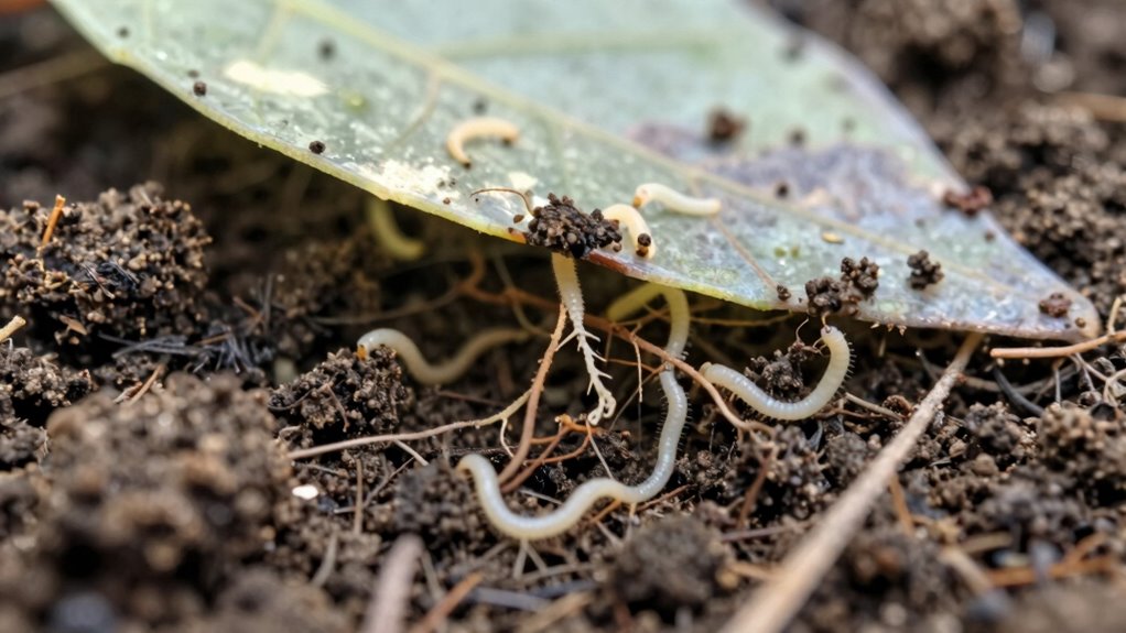 root maggots underground early