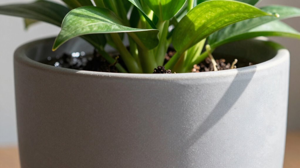 root zones retain moisture