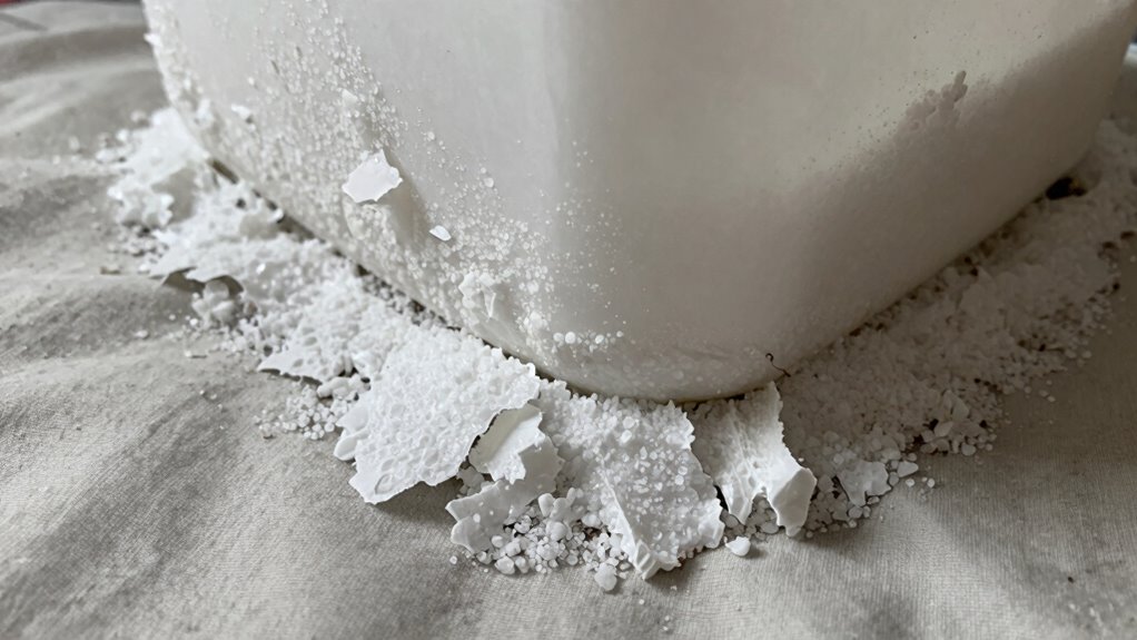 salt buildup harms plant health