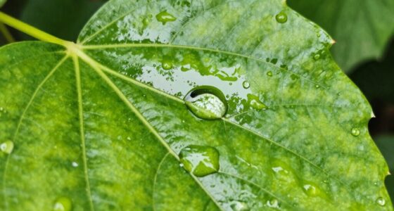 scale causing shiny leaves