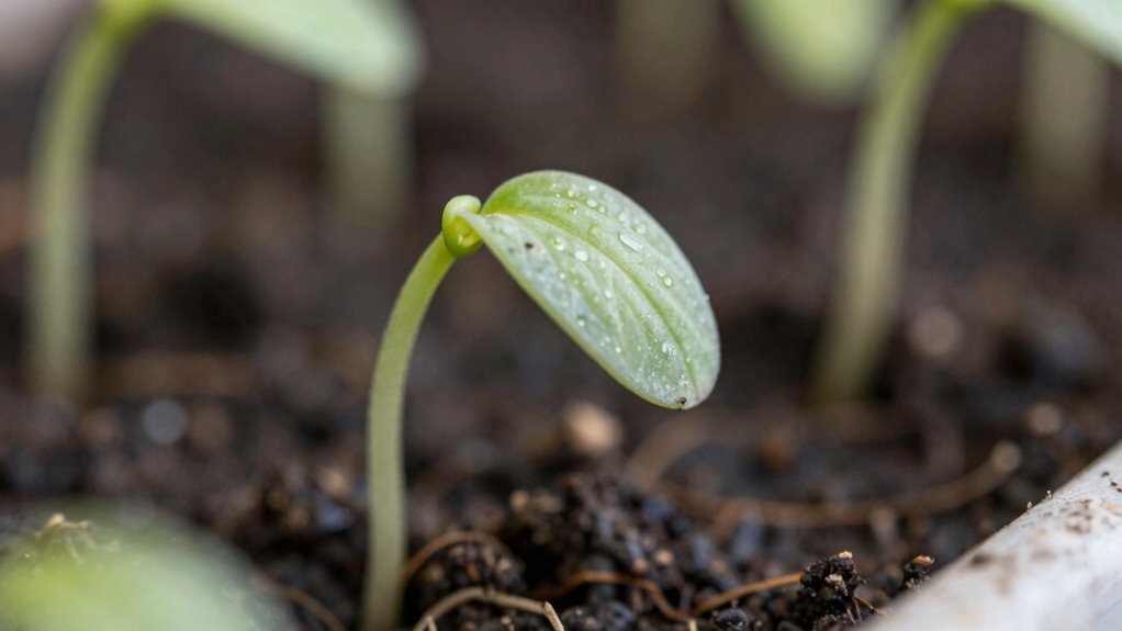 seedling health and root development