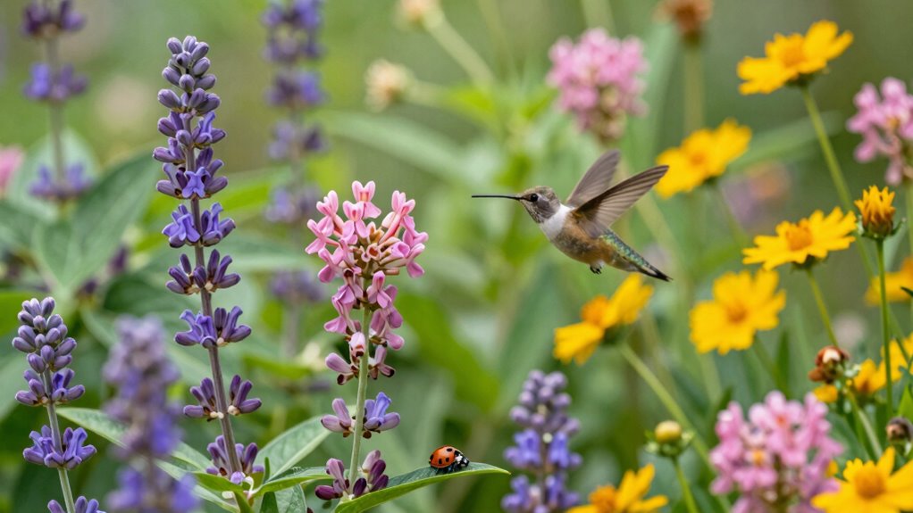 sequential native plant blooming