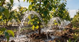 shallow watering encourages roots