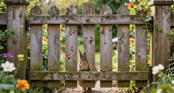 small opening allows rabbits