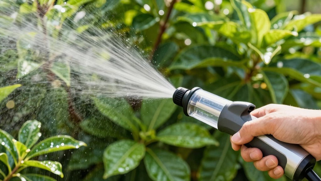 sprayer settings safety maintenance