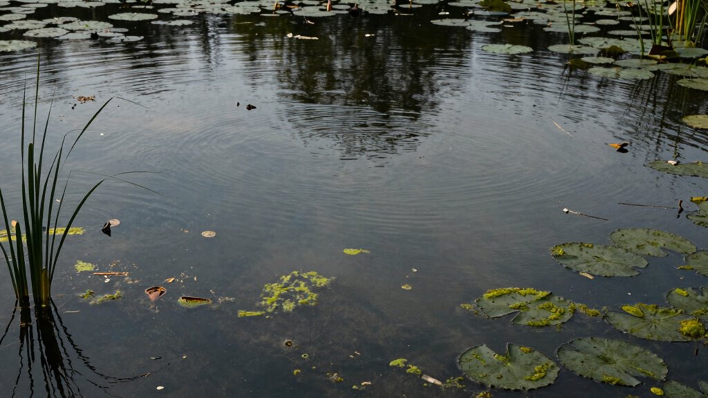 stagnant ponds attract mosquitoes
