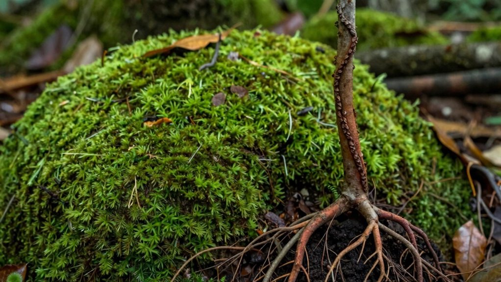 surface mounds versus root feeders