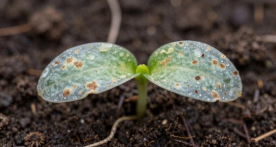 unusual seedling damping off