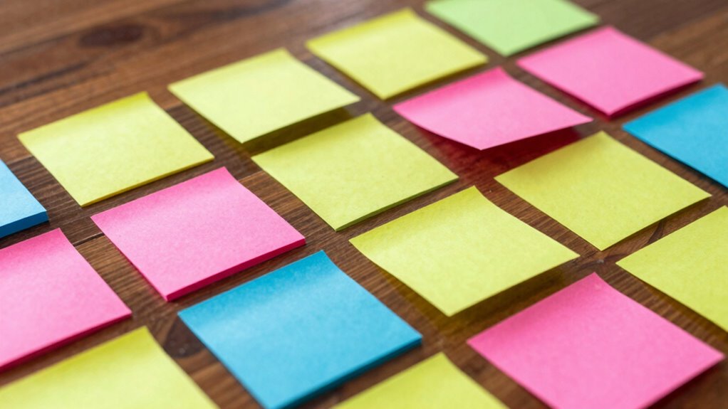 use sticky notes wisely