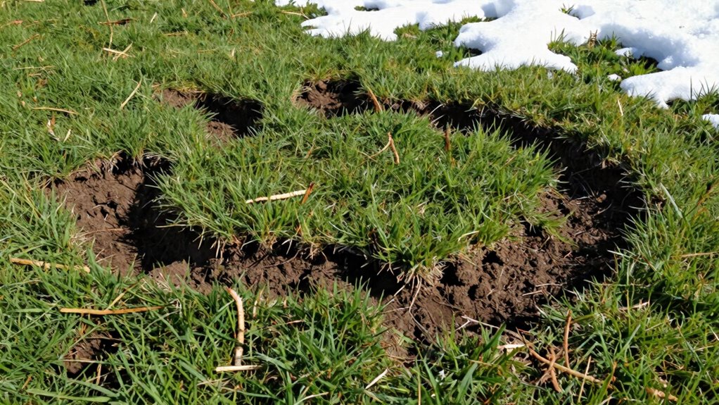 voles damage irrigation systems