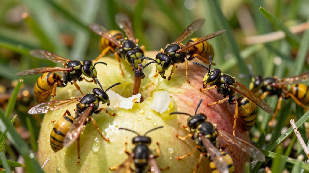 wasps attracted to fruit