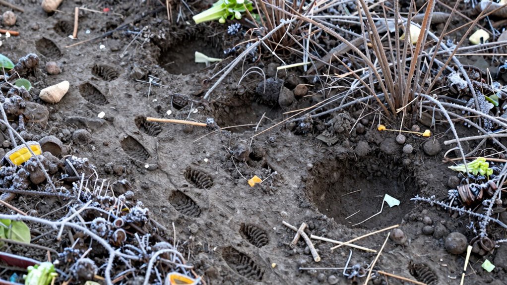 winter rabbit foraging behavior