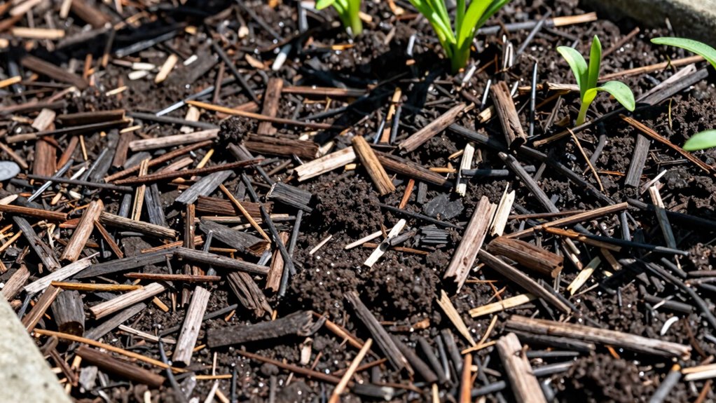 wood chips and nitrogen