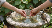 A Heatwave Can Spoil Bird Bath Water Fast – This Simple Copper Trick Keeps It Fresher For Longer