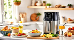 Summer Grilled Veggie Fritters with Ninja DZ401 Foodi Air Fryer