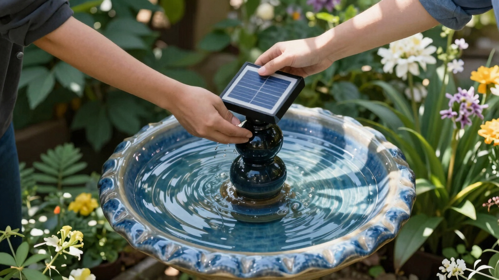 This $10 Solar Fountain Stops Mosquitoes Breeding in Bird Baths, Attracts Feathered Friends & Adds Soothing Sounds to Your Garden