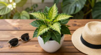 This Tropical Annual Is Always a Must-Have in My Shady Summer Containers for Colorful Blooms & Glossy Foliage