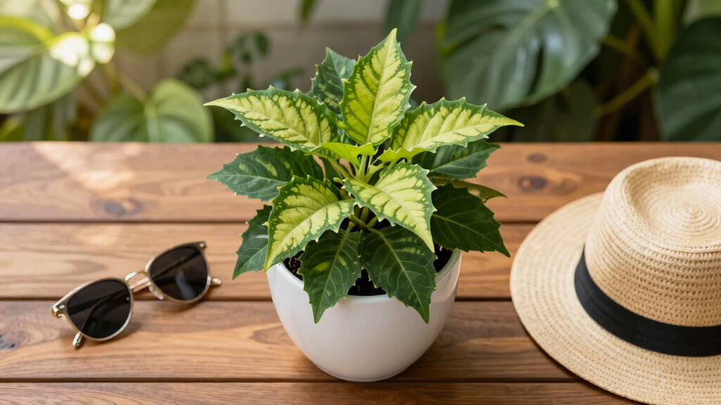 This Tropical Annual Is Always a Must-Have in My Shady Summer Containers for Colorful Blooms & Glossy Foliage