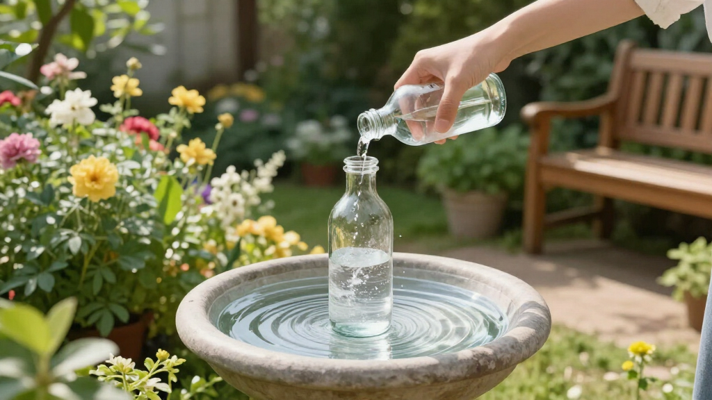 Want To Attract More Backyard Birds? This Easy Bird Bath Bottle Dripper Trick Is All You Need